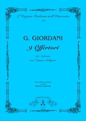 Giuseppe Giordani: 9 Offertori Per Soprano e Organo Concertato