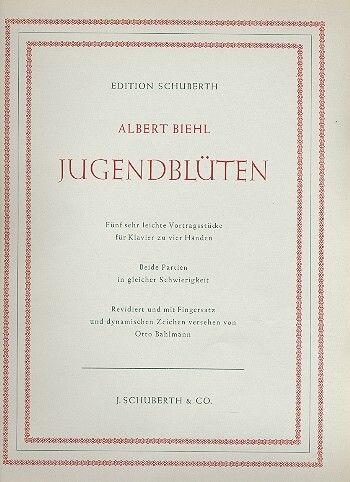 Albert Biehl: Jugendblüten