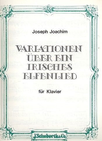 Joseph Joachim: Variationen Über Ein Irisches Elfenlied