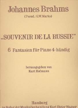 Johannes Brahms: Souvenir De La Russie Op. 151