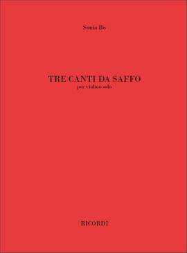 Sonia Bo: Tre canti da Saffo