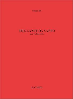 Sonia Bo: Tre canti da Saffo