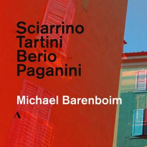 Sciarrino, Tartini, Berio & Paganini: Michael Barenboim Product Image