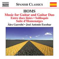 Joachim Homs: Music for Guitar and Guitar Duo