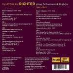 Sviatoslav Richter plays Schumann & Brahms Product Image