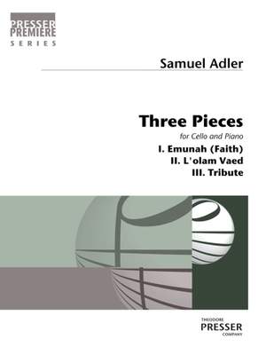 Samuel Adler: Three Dances For Cello and Piano