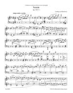 Beethoven, Ludwig van: Three Sonatas for Pianoforte C minor, F major, D major op. 10 Product Image