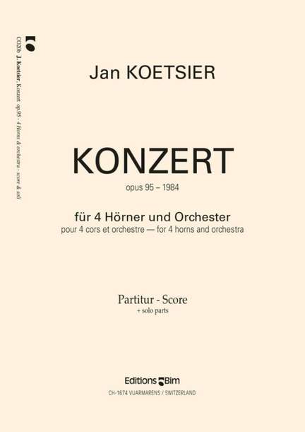 Jan Koetsier: Konzert