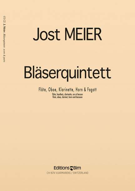 Jost Meier: Bläserquintett