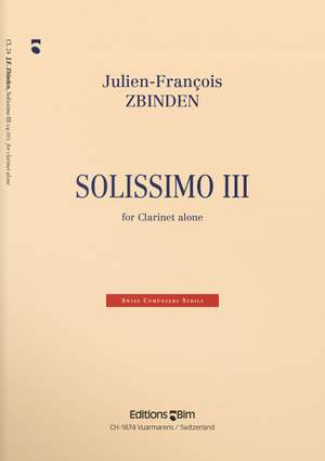 Julien-François Zbinden: Solissimo III