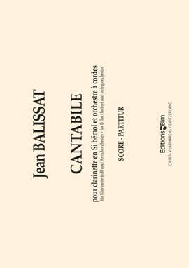 Jean Balissat: Cantabile