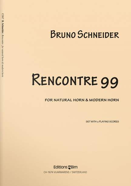 Bruno Schneider: Rencontres 99