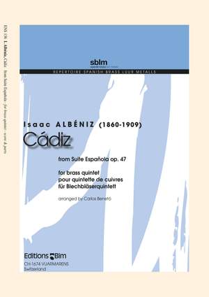 Isaac Albéniz: Cádiz From Suite Española Op. 47