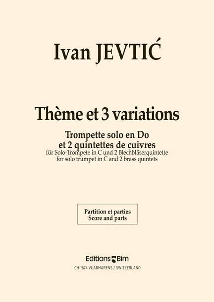 Ivan Jevtić: Thème et 3 Variations