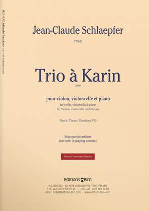 Jean-Claude Schlaepfer: Trio À Karin