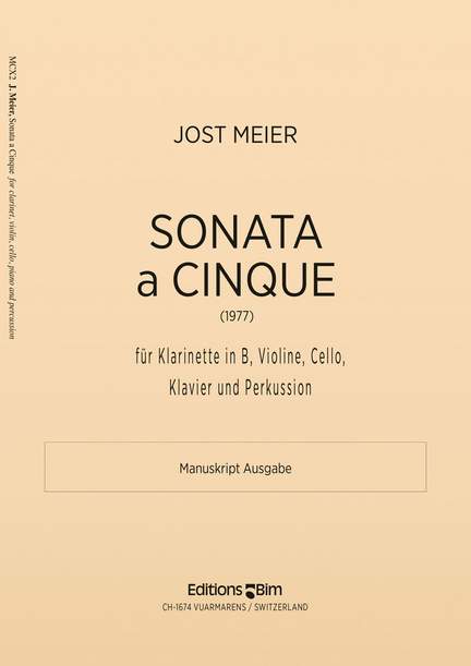 Jost Meier: Sonata A Cinque