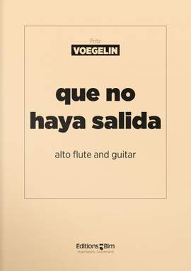 Fritz Voegelin: Que No Haya Salida