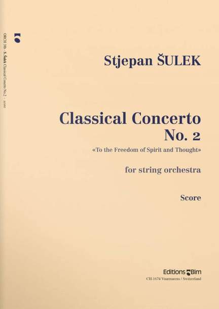 Stjepan Sulek: Classical Concerto N° 2