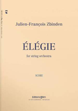 Julien-François Zbinden: Elégie