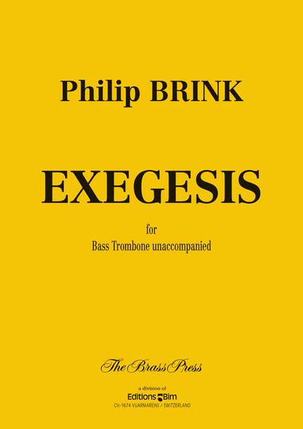 Philip Brink: Exegesis