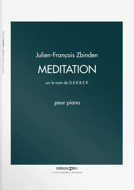 Julien-François Zbinden: Méditation Sur Le Nom De G.E.R.B.E.R.