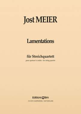 Jost Meier: Lamentations