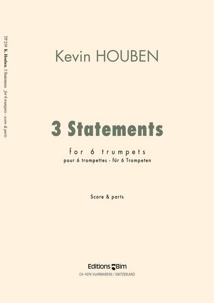 Kevin Houben: Three Statements