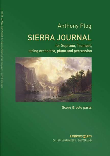 Anthony Plog: Sierra Journal