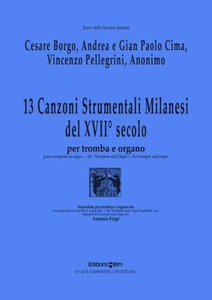 Borgo,_Cima: 13 Canzoni Strumentali Milanesi Del XVII° Secolo