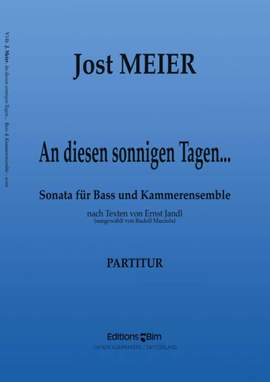 Jost Meier: An Diesen Sonnigen Tagen