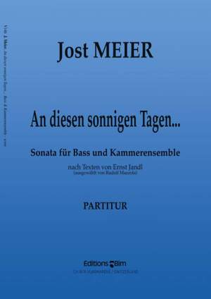 Jost Meier: An Diesen Sonnigen Tagen
