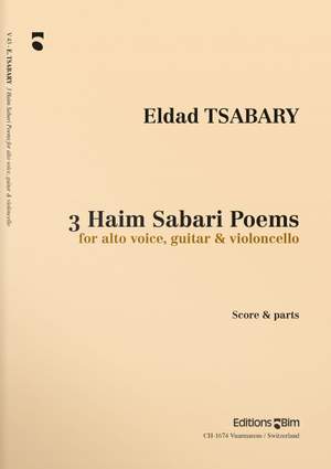 Eldad Tsabary: 3 Haim Sabari Poems