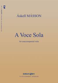 Askell Masson: A Voce Sola