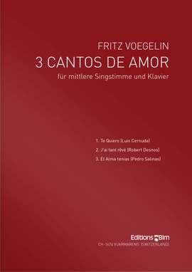 Fritz Voegelin: 3 Cantos De Amor