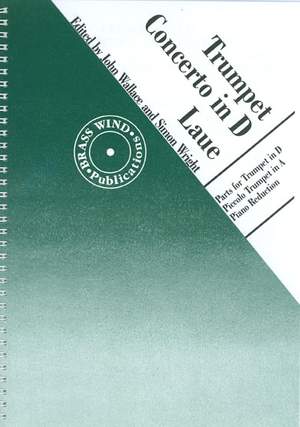 Laue: Trumpet Concerto in D (Edition for D trumpet or piccolo trumpet in A)