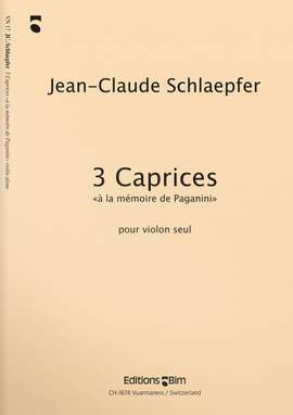 Jean-Claude Schlaepfer: 3 Caprices