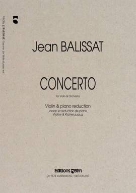 Jean Balissat: Concerto