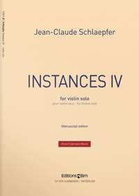 Jean-Claude Schlaepfer: Instances Iv