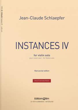 Jean-Claude Schlaepfer: Instances Iv