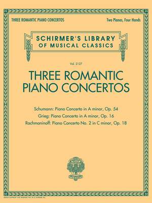 Three Romantic Piano Concertos