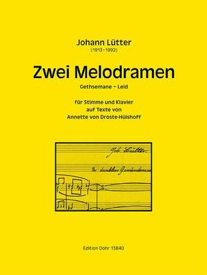 Luetter, J: Two Melodramas