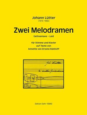 Luetter, J: Zwei Melodramen