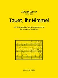 Luetter, J: Tauet ihr Himmel