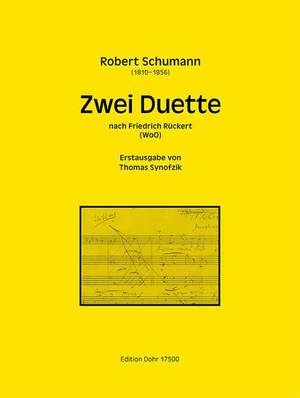 Schumann, R: Two Duets Wo0