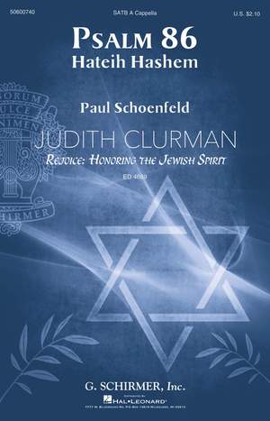 Paul Schoenfeld: Psalm 86