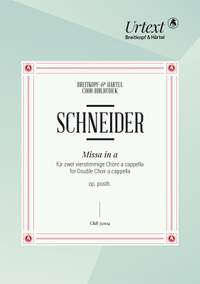 Friedrich Schneider: Missa in a op. posthum