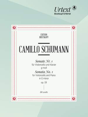 Camillo Schumann: Sonata No. 1 Op. 59 in G minor
