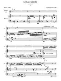Schaarwächter, Jürgen: Sonate jaune for trumpet and piano