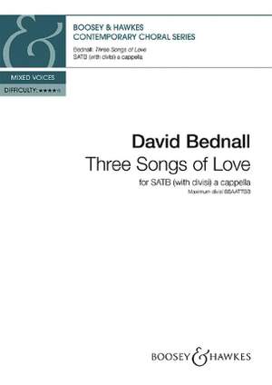 Bednall, D: Three Songs of Love