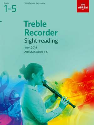 ABRSM: Treble Recorder Sight-Reading Tests, Grades 1-5 from 2018
